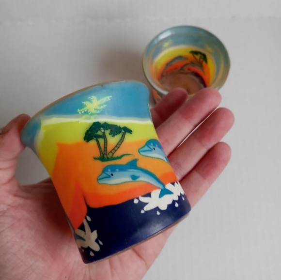Vintage Votives Clay Dolphines - Picture 6 of 9